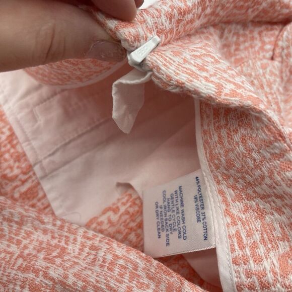 Southern Tide Womens 4" Chino Short Peach White Polyester Blend - Picture 3 of 5